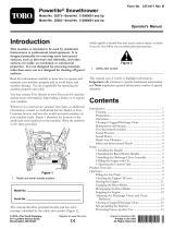 Toro Powerlite Snowthrower User manual