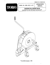 Toro Debris Blower 2670, Groundsmaster 200 and 300 Series User manual