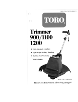 Toro 1100 Electric Trimmer User manual