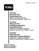Toro Rake and Vac Blower User manual