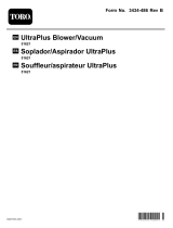 Toro UltraPlus Blower/Vacuum User manual