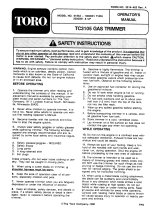 Toro TC 3105 Gas Trimmer User manual