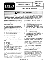 Toro TC 5010 Gas Trimmer User manual
