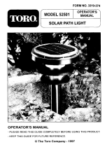 Toro Solar Path Light User manual