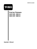 Toro Gas Trimmer, Straight Shaft (53005) User manual