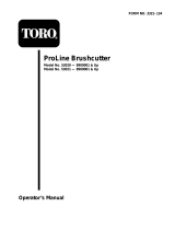 Toro 10" Brush Cutter, Straight Shaft (53024) User manual
