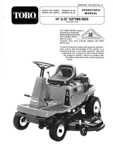 Toro 44" Side Discharge Mower User manual