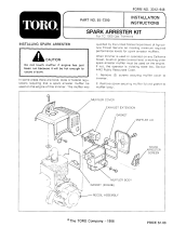 Toro Spark Arrestor Kit, TC 1000 Gas Trimmer Installation guide