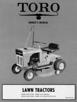 Toro 32" Lawn Tractor User manual