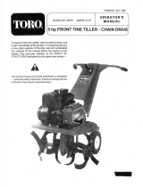 Toro 26" Tiller User manual