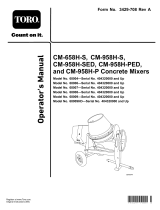 Toro CM-958H-S Concrete Mixer User manual