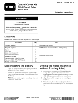 Toro Control Cover Kit, TR-34D Trench Roller Installation guide