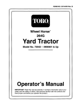 Toro 264-6 Yard Tractor User manual