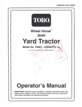Toro 264-H Yard Tractor User manual