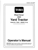 Toro 264-H Yard Tractor User manual