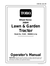 Toro 268-H Lawn and Garden Tractor User manual