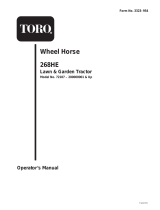 Toro 268-HE Lawn and Garden Tractor User manual