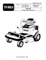 Toro 620-Z Tractor User manual