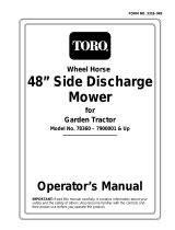 Toro 48" Side Discharge Mower User manual