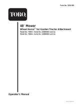 Toro 48" Side Discharge Mower, 5xi Garden Tractors User manual