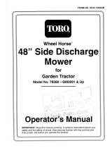 Toro 48" Side Discharge Mower User manual