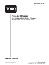 Toro 52in Twin Soft Bagger, 200 and 500 Series Z Master Installation guide