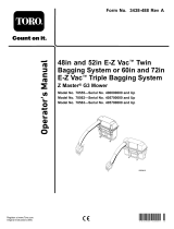 Toro 48in and 52in E-Z Vac Twin Bagging System, Z Master G3 Mower User manual