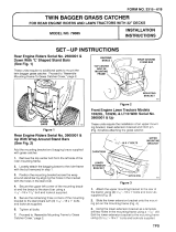 Toro 32" Twin Bagger, RER/XL Installation guide