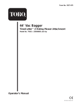 Toro 44" Vac-Bagger, TimeCutter Z Riding Mowers User manual