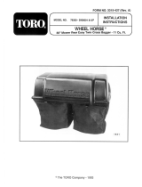 Toro 38" Rear Bagger User manual