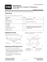 Toro Mulching Kit, 42" Mowers for TimeCutter Z Riding Mower Installation guide