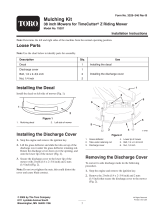Toro Mulching Kit, 38" Mowers for TimeCutter Z Riding Mower Installation guide