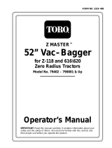 Toro 52" Vacuum Bagger User manual