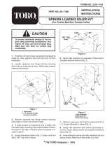 Toro Spring Loaded Idler Kit, ProLine Mid-Size Mowers User manual