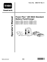 Toro PowerPlex 40V Max Standard Charger User manual
