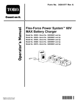 Toro Flex-Force Power System 2.5Ah 60V MAX Battery Pack User guide