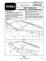 Toro 72" Front Baffle Kit, For Groundsmaster 200 Series Installation guide