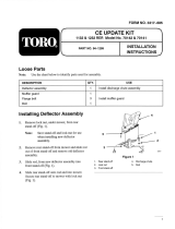 Toro CE Kit For Model 70141 & 70142 Installation guide