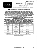 Toro CE Kit For 30502/30503 Installation guide