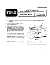 Toro Idler Tensioner Kit, 44" Snowthrower for ProLine/Groundsmaster 120 Installation guide