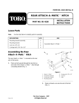 Toro Rear Attach-A-Matic Kit Installation guide