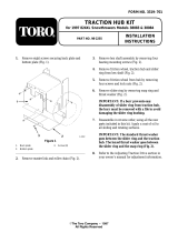 Toro Traction Hub, 824 Snowthrower Installation guide