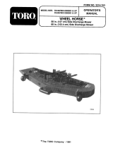 Toro 60" Side Discharge Mower User manual