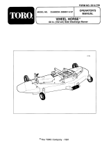Toro 60" Side Discharge Mower User manual