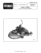 Toro 38" Recycler Mower User manual