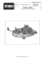 Toro 38" Recycler Mower User manual