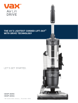 Vax Air Lift Drive Plus Owner's manual