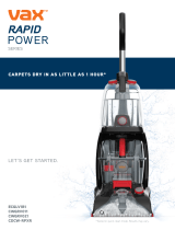 Vax Rapid Power CWGRV011 Revive Carpet Cleaner Owner's manual