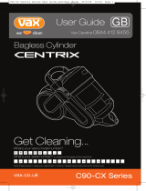 Vax Centrix - C90-CX Owner's manual