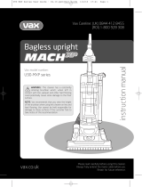 Vax Mach XP Reach Owner's manual